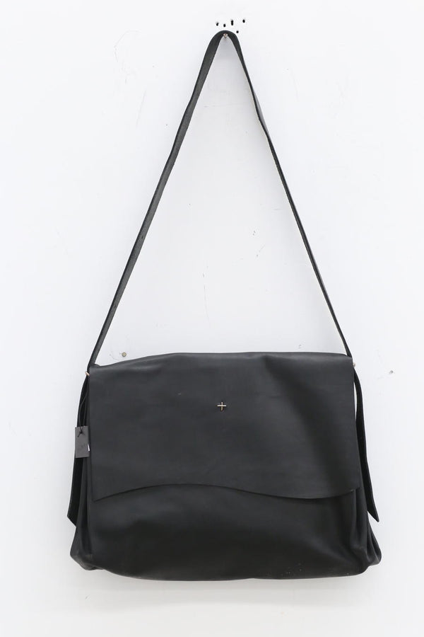 m.a+ Foldable Bag Series Artisan Italy MA-B7261 VA1.0-HEI Medium B7261 VA1.0 Black Cowhide PM207
